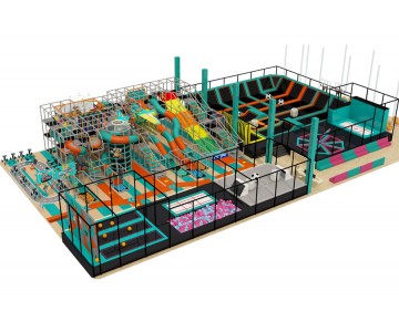 Trampoline Park With Soft Playground Trampoline Park With Soft Playground