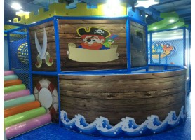 Join the Children to Play in the Indoor Playground Center