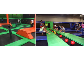 Trampoline Park Prevents Kid from Getting Over-weighted  Trampoline Park Prevents Kid from Getting Over-weighted