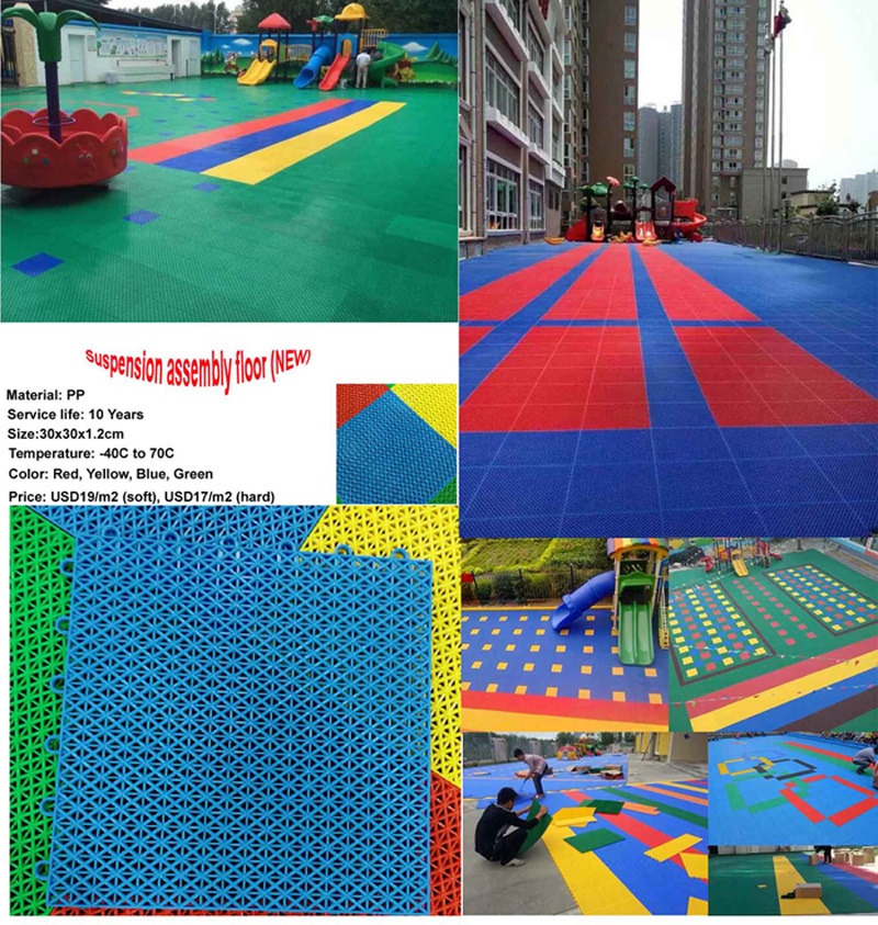 playground slides - rubber mat