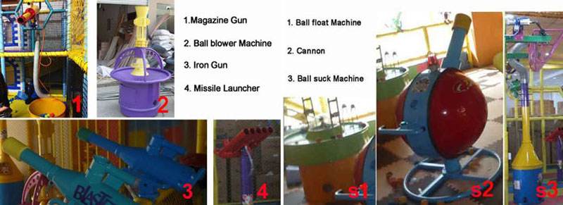 components in kids shooting game