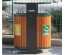 Wood Garbage Bin