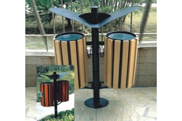 Wood Trash Bin Wood Trash Bin