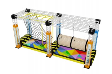 Ninja warrior obstacle course