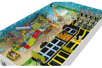 Indoor Trampoline Park Center Indoor Trampoline Park Center