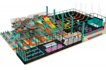 Trampoline Park With Soft Playground Trampoline Park With Soft Playground