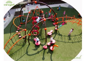 Children play in Indoor playground Children play in Indoor playground