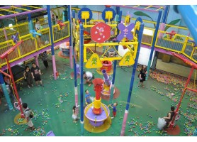 Kids enjoy the time at Kid playground Kids enjoy the time at Kid playground