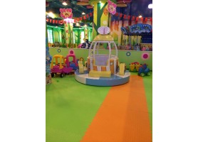 Kids love to play at used indoor playground Kids love to play at used indoor playground