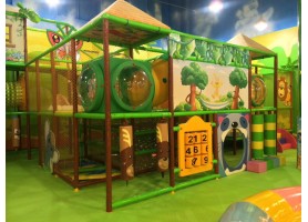 Kids play at Soft play factory Kids play at Soft play factory