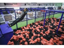 One day off for trampoline park exceise