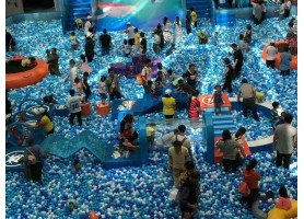 Playing in the indoor playground helps to improve learning ablity