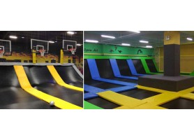 Summer Snowboard Practice:Trampoline Park