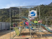 Toddler jungle gym in Italy
