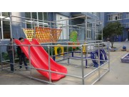 Small kids indoor playground equipment for client in Romania