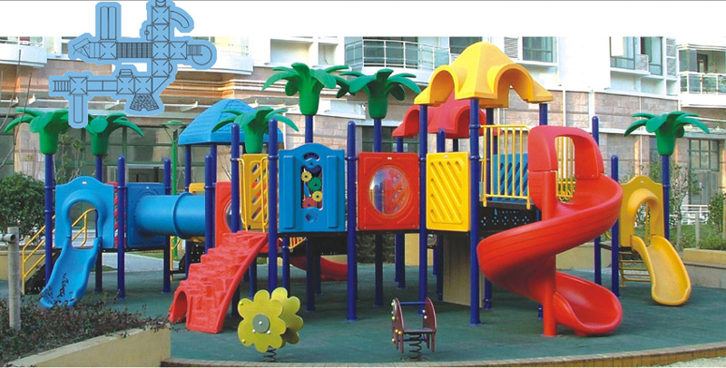 Outdoor play equipment in Brazil