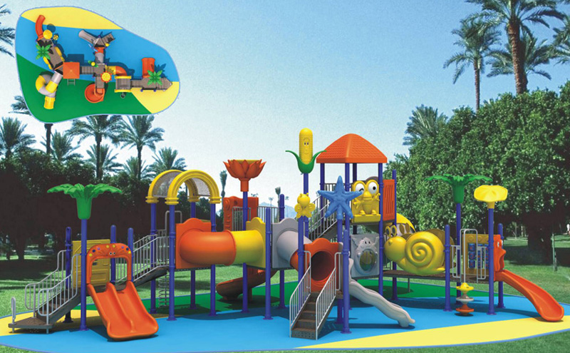 Outdoor play equipment in Brazil