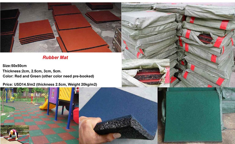 flooring solution for playground euqipment