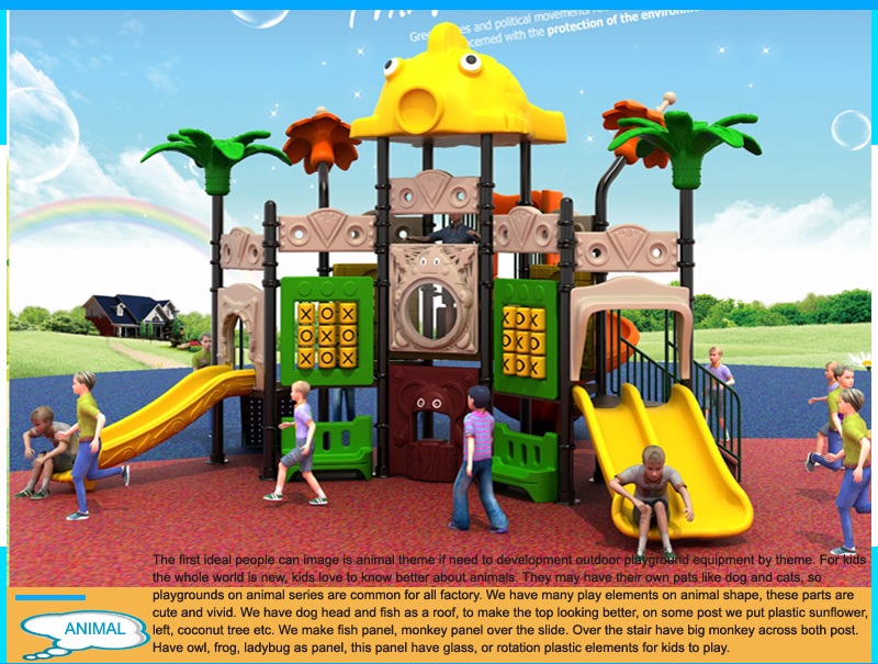 Commercial playground structure